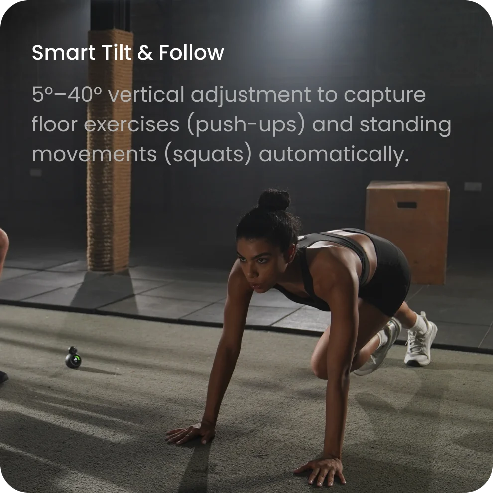 Smart tilt and follow card